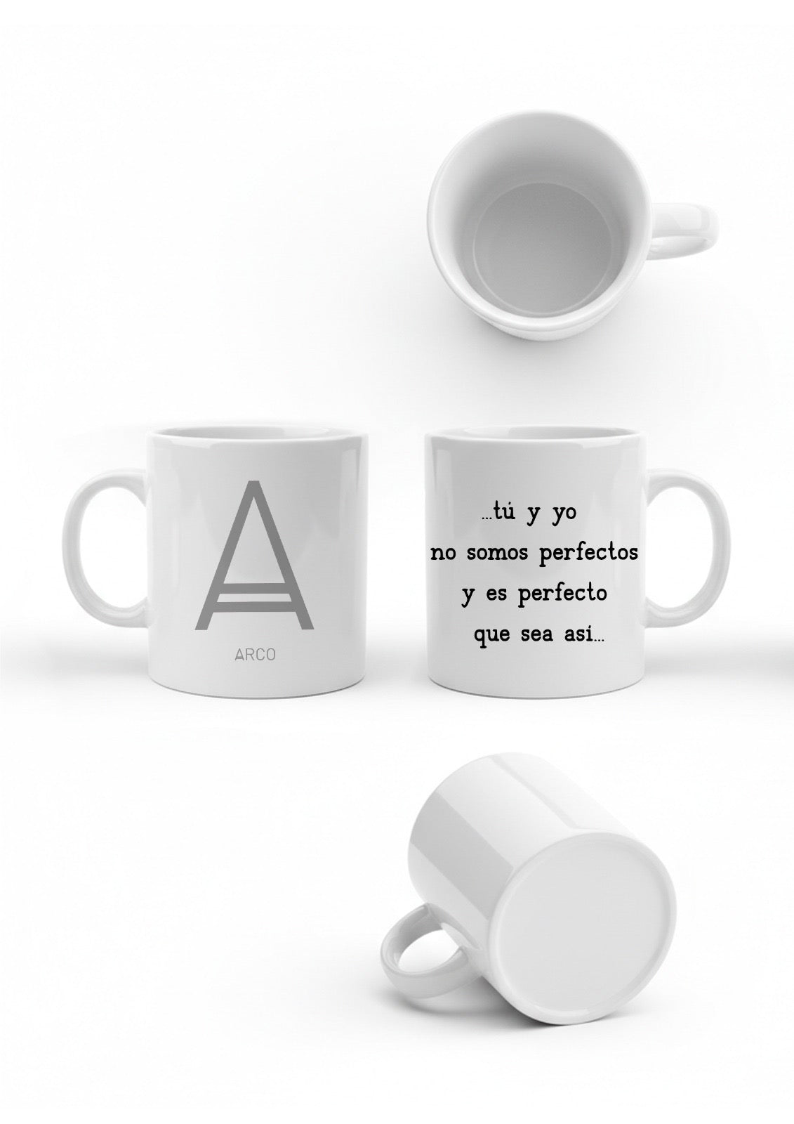 Taza “Tú y yo no somos perfectos…”
